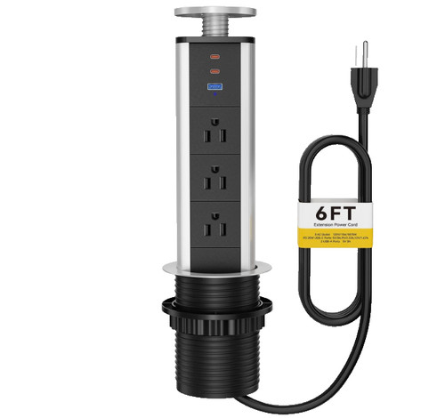Pop electrical outlet - up,