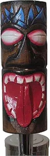 Tiki hand carved wooden beer - tiki,
