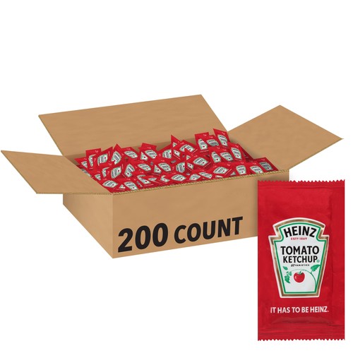 200 pcs ketchup single - pcs, serve