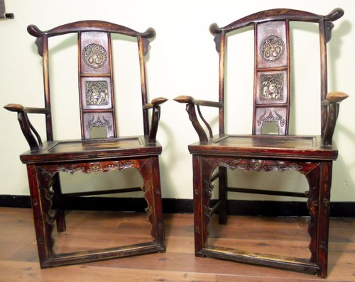Antique chinese high back - chinese,