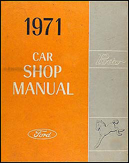 1971 ford pinto shop manual - ford,