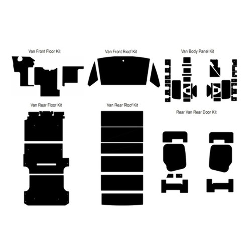 Complete van insulation - insulation, kit