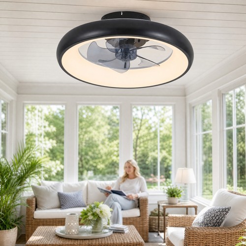 Modern ceiling fan - 20'', with