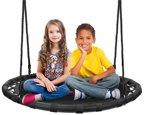 Kids round spinner swing mat - round,