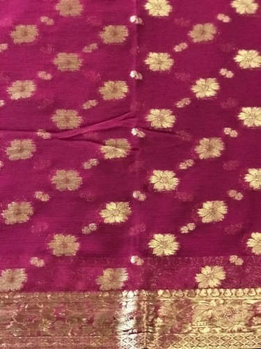 Stunning magenta crepe silk - stunning,