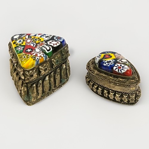 Vintage millefiori boxes italy - vintage,