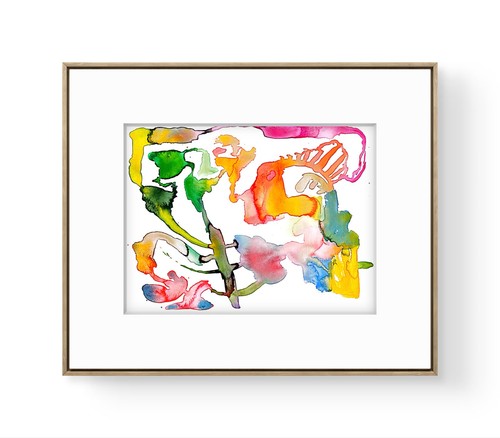 Original botanical painting - original,