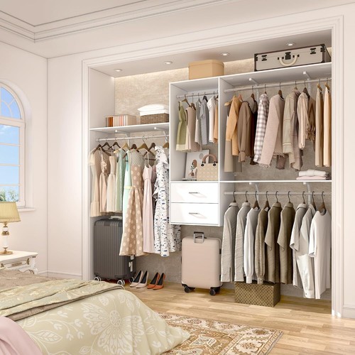 Hanging walk in closet - 60-96'', walk-in