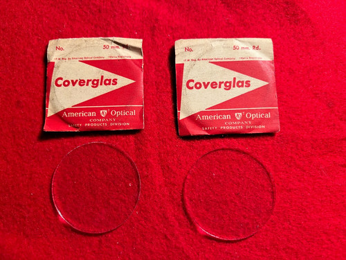 American optical coverglas - american,