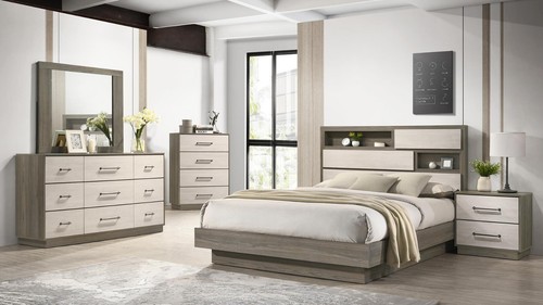 Gem king bedroom set - total, 4