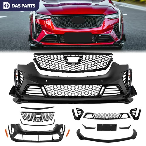 Front bumper cover grille set - cover,