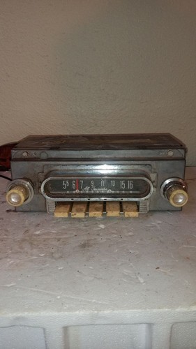 Vtg factory radio - , am