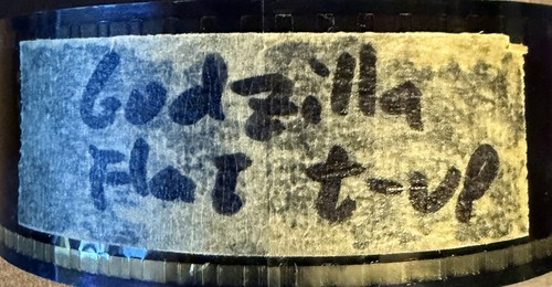 Godzilla 35mm trailer flat - godzilla,