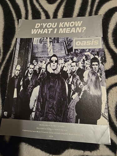 Oasis 1997 sheet music you - oasis, d'you