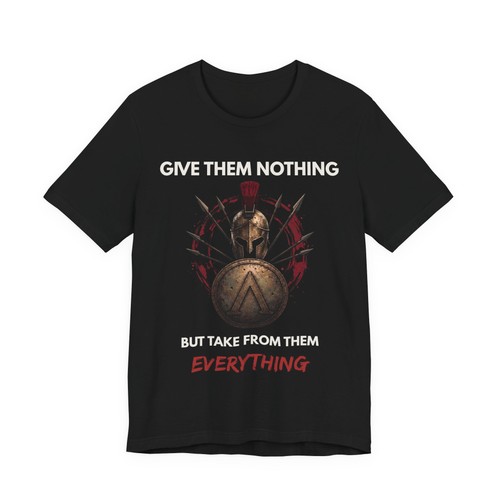 Spartan warrior shirt - warrior, give