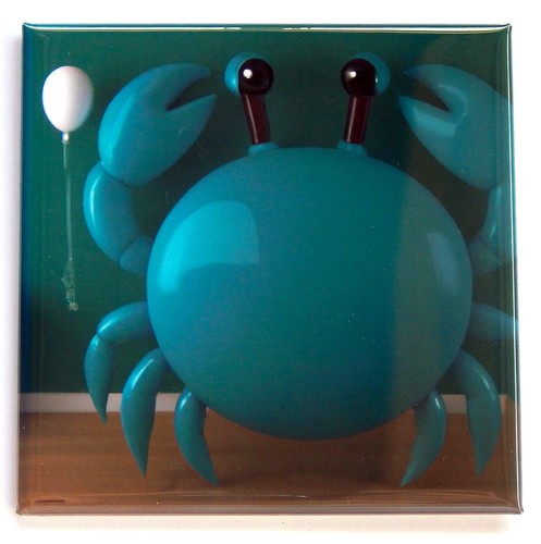 Blue crab balloon fridge - crab,