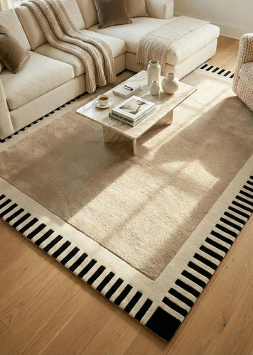 Hand tufted wool area - hand,