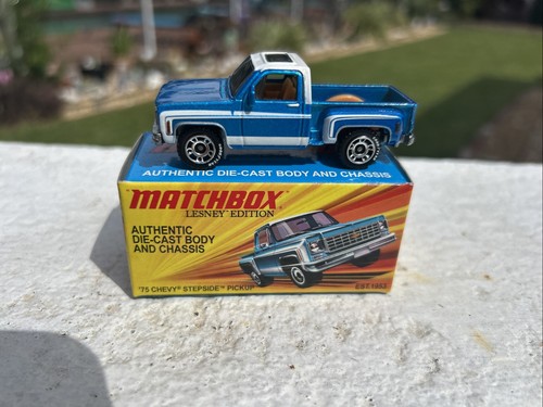 2009 matchbox blue chevy - 2009,