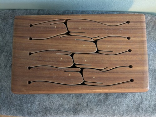 Rare cherry wood - rare, whale