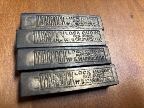 Letterpress lot 4 - lot,