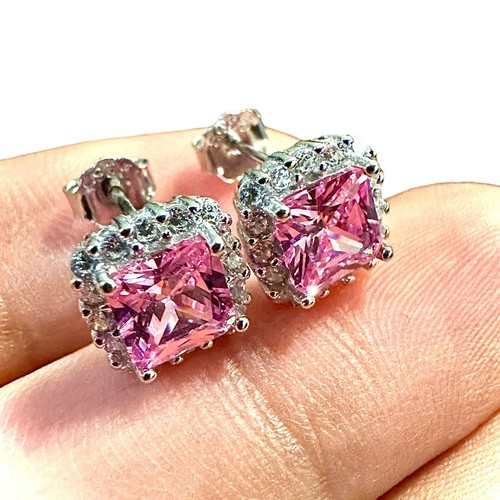 Pink tourmaline earrings - tourmaline,