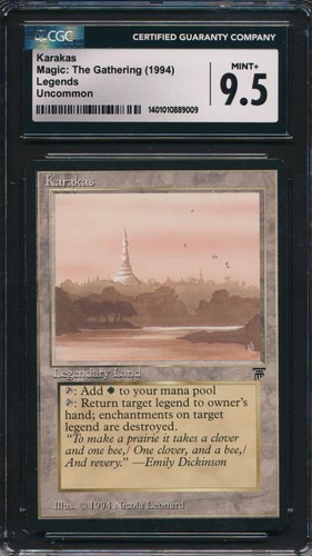 Legends karakas cgc graded - 9.5,