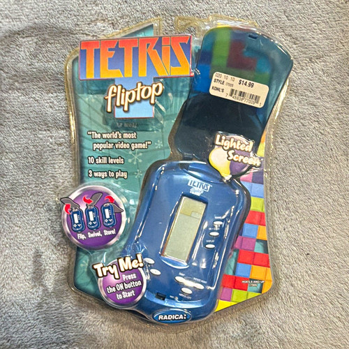 Radica tetris fliptop handheld - fliptop,