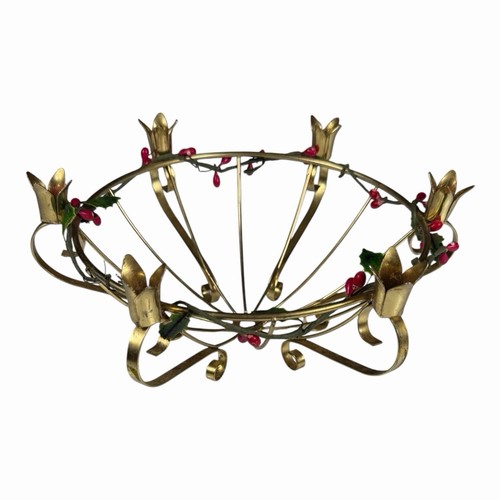 Vtg candelabra brass tone - brass,