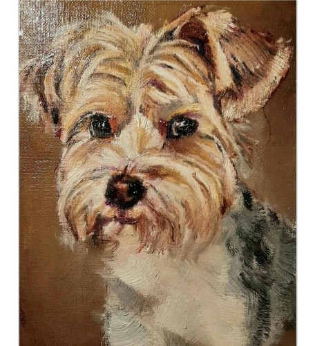 Custom portrait original oil - original,