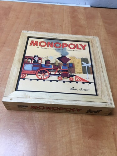 Monopoly game wooden - game,