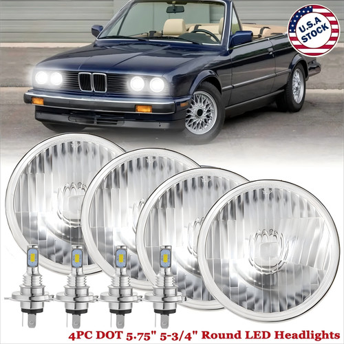 4pcs 75 led - 5.75",