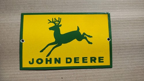 Porcelain john deere - john, enamel