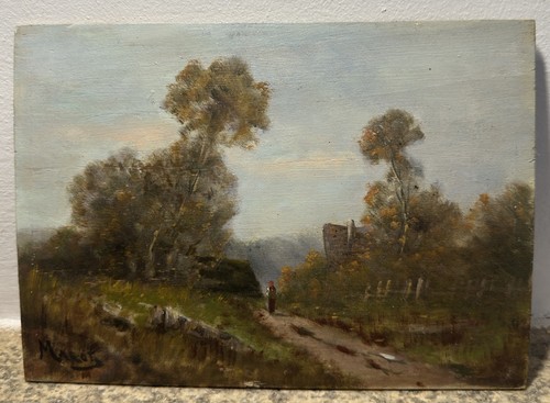 French school oil painting - school,