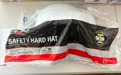 Lot white safety hard - lot, of