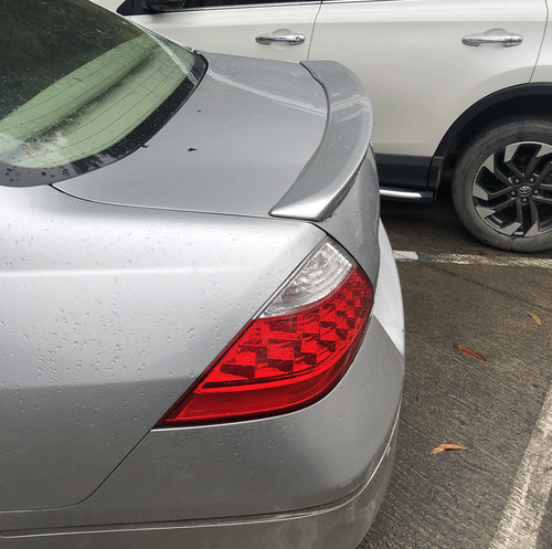 Abs silver rear spoiler - abs,