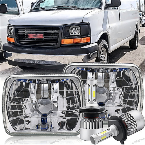7x6 5x7 led headlights - 5x7'',