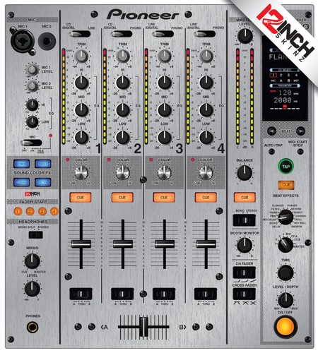 Pioneer djm 800 - djm-800, brushed
