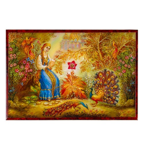 Scarlet flower russian jewelry - scarlet,