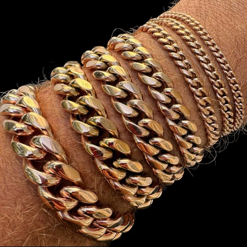 Miami cuban link bracelet - link,