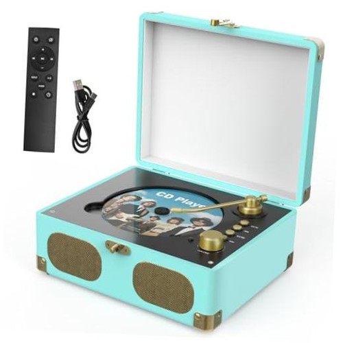 Player with speakers - cd, retro
