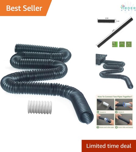8ft flexible catch basin pipe - 8ft,