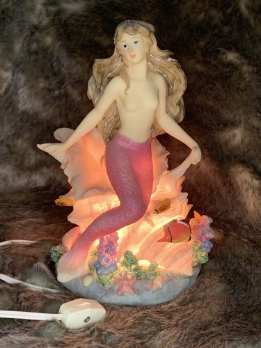 Mermaid lighted figurine - lighted,