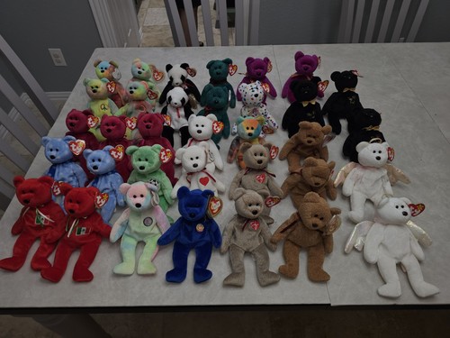 Beanie baby bears - beanie,