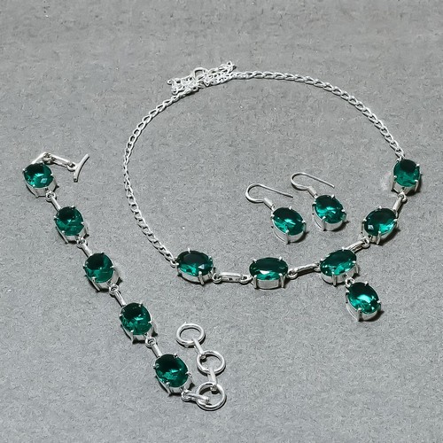 Faceted apatite oval - faceted, gemstone