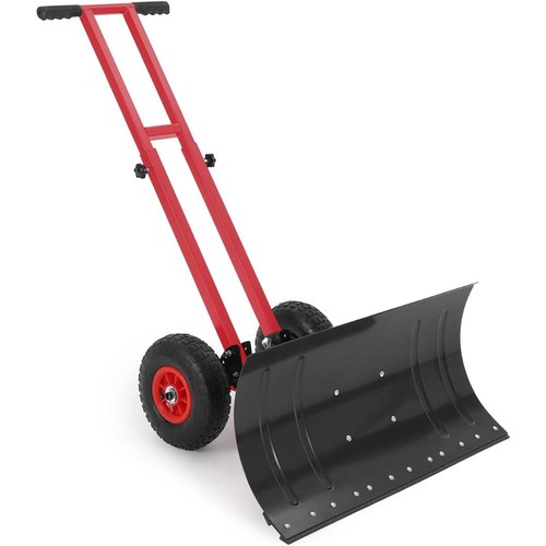 Snow shovel with wheels - snow,