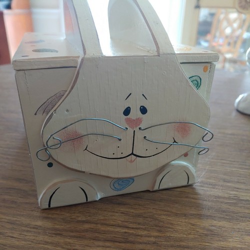 Wooden easter bunny gift - easter, box
