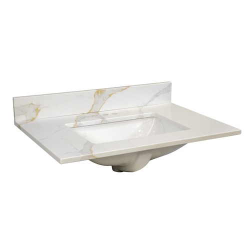 Calesco calacatta quartz bath - calacatta,