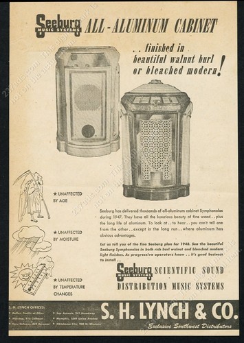 1947 seeburg 147 jukebox - 1947,