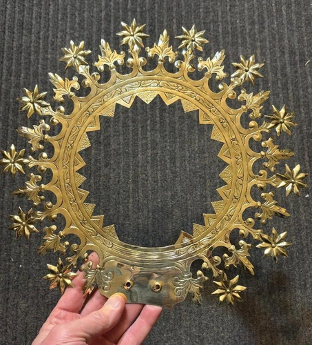 Brass halo for mother - 12",