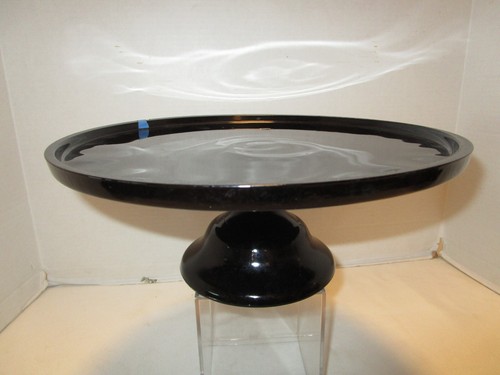 Midcentury modern black glass - midcentury,